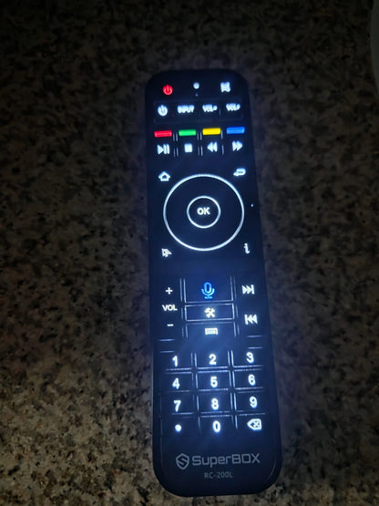 Superbox RC-200L Backlit Remote
